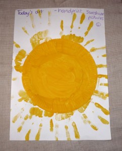 Read more about the article Sun handprint
