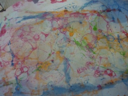 Bubble painting